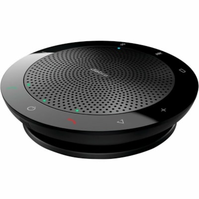Jabra Speak 510+ MS Speakerphone - Wired/Wireless Bluetooth - Skype for Business - 4 Meeting Persons Capacity - Omni-directional Microphone(s) - Black 80a e in Q1)