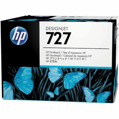 HP - Têtes d'impression 727 (B3P06A) D'origine Standard Rendement - Noir photo, Noir mat, Cyan, Magenta, Jaune, Gris - 1 chaque - Rendement Standard - 1 Unité DESIGNJET 