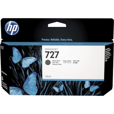 HP 727 (B3P22A) Original Standard Yield Inkjet Ink Cartridge - Matte Black - 1 Each - 130 mL 130ML 