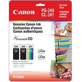 Canon Inkjet Ink Cartridge - Black, Tri-color - 3 / Pack - Inkjet - 3 / Pack 41 