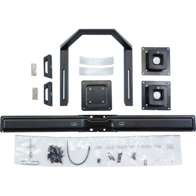 Ergotron - Portant pour Ecran Plat - Noir - 17 po à 24 po Support d'écran - 36 lb (16329,33 g) Capacité de charge - 50 x 50, 100 x 100 - Compatibilité VESA ousse ACK  Perfect dual-mo