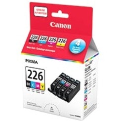 Canon CLI-226 Original Inkjet Ink Cartridge - Black, Cyan, Magenta, Yellow - 1 Each - Inkjet - 1 Each BLK  CYAN  MAGENTA  YELLOW 