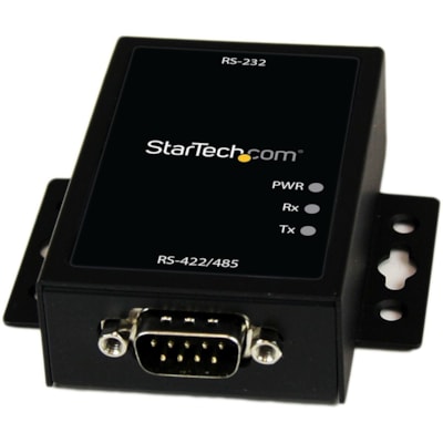StarTech.com Industrial RS232 to RS422/485 Serial Port Converter with 15KV ESD Protection - Convert an RS232 data signal to either RS485 or RS422 with this wall-mountable, ESD-protected adapter - Industrial RS232 to RS422/485 Serial Port Converter w/ 15KV ESD Protection - RS232 to RS485 Serial Conve o either RS485 or RS422 with t his wall-mountable