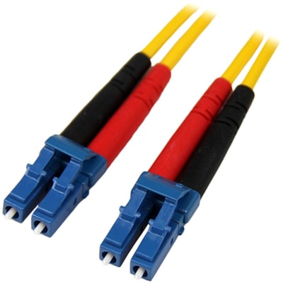 StarTech.com 7m Fiber Optic Cable - Single-Mode Duplex 9/125 LSZH Fiber Jumper Cord - LC/LC - Connect fiber network devices for high-speed transfers with LSZH rated cable - 7m LC Fiber Optic Cable - 7 m LC to LC Fiber Patch Cable - 7 meter LC Fiber Cable - Single-Mode Duplex 9/125 - LSZH - LC/LC - O for high-speed transfers with LSZH rated cable - 7