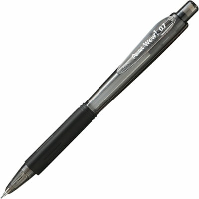 Wow! Retractable Mechanical Pencil (0.7mm), Black Barrel - Pentel Wow! Mechanical Pencil, Writing, Drawing, School Supply, Pre-loaded with Lead, 0.7mm Medium Point, Black Barrel 0.7MM  BLACK BARREL REFILLABLE ERASER