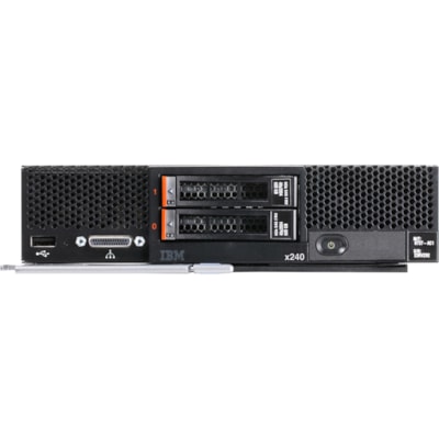 Lenovo PureFlex System x240 87373MU Blade Server - 1 Xeon E5-2640 v2 2 GHz - 8 GB RAM - Serial ATA/600, 6Gb/s SAS Controller - Intel C600 Chip - 2 Processor Support - DDR3 SDRAM - 0, 1, 1E RAID Levels - G200eR2 Up to 16 MB Graphic Card - 10 Gigabit Ethernet - 2 x SFF Bay(s)  v2 8C 2.0GHz 20MB 1600MHz 95W  00Y2854 1x 8 GB 160