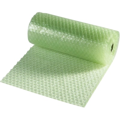 Crownhill - Emballage de coussin - largeur de 12 po (304,80 mm) x longueur de 25 pi (7620 mm) x épaisseur de 187 mil (4,7 mm) - Perforé, Facile à déchirer, Produit respectueux de l'environnement - Vert clair - 1 chaque ROULER 