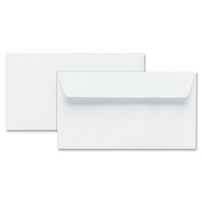 Hilroy Envelope - Security - #8 - 6 1/2" (165.10 mm) Width x 3 5/8" (92.08 mm) Length - 20 lb (9071.85 g) - Peel & Seal - White - 55 / Box SECURITY  - 55/BOX SELF-ADHESIVE ENVELOPES