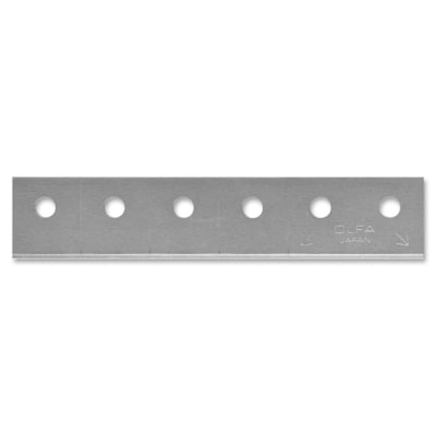 Olfa Carton Cutter Snap-Off Blades - Snap-off, Durable, Long Lasting - Carbon Steel - 5 / Pack  