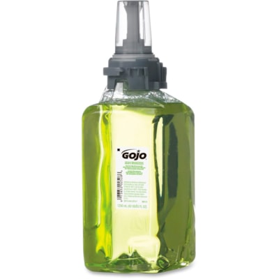 Gojo® ADX-12 GingerCitrus Handwash Refill - Ginger Citrus Scent - 1.32 quart (1250 mL) - Pump Bottle Dispenser - Kill Germs - Hand, Skin, Hair, Body - Moisturizing - Green - Bio-based - 1 Each WASH ADX-12 1250ML 