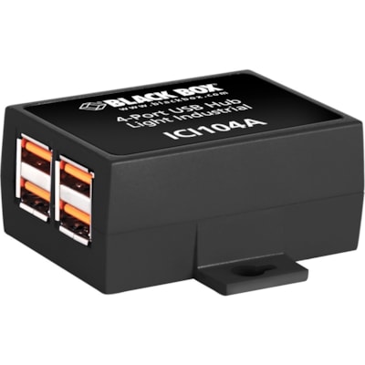 Black Box Industrial USB 2.0 Hub - 4-Port - New - USB 2.0 - External - 4 USB Port(s) - 4 USB 2.0 Port(s)  2.0 HUB  4-PORT ICI104A 