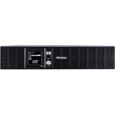CyberPower OR2200LCDRT2U Smart App LCD UPS Systems - 120 VAC, NEMA 5-20P, 2U, Rack / Tower, 8 Outlets, LCD, PowerPanel® Business, $300000 CEG, 3YR Warranty er 2U - line-interactive - 120  VAC - 1320Watt - 20