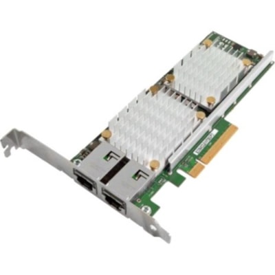 Lenovo - Carte Ethernet 10 Gigabit 00D2026 - PCI Express x8 - 2 Port(s) - 2 x Réseasu (RJ-45) - Paire torsadée - Format Low-Profile - Demi-longueur - 10/100/1000Base-T - Mezzanine ASET 026 
