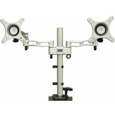 DAC® MP-200 Mounting Arm for Flat Panel Display, Touchscreen Monitor - Silver - Height Adjustable - 13" to 27" Screen Support - 44 lb (19958.06 g) Load Capacity - 75 x 75, 100 x 100 - VESA Mount Compatible - Steel, Metal - 1 MONITOR ARMS 