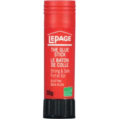 LePage Acid-free Washable Glue Stick - 20g FREE NON-TOXIC WASHABLE 