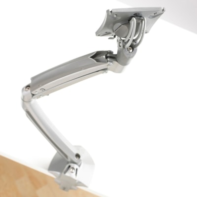 Chief Kontour K1D Dynamic Single Monitor Arm Desk Mount - Adjustable Arm - For 10-38 Inch Monitors - Silver - Chief Kontour Single Arm Desk Mount - For Displays 10-32" - Silver LE DISPLAY 2L ARM  SLV 