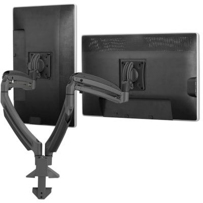 Chief Kontour K1D Dynamic Dual Monitor Arm Desk Mount - Adjustable Arm - For 10-32 Inch Monitors - Black - Height Adjustable - 2 Display(s) Supported - 10" to 32" Screen Support - 25 lb (11339.81 g) Load Capacity - 75 x 75, 100 x 100 - VESA Mount Compatible - Aluminum - 1 Each  DISP DUAL 2L ARMS  BLK 