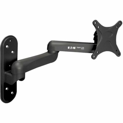 Tripp Lite series DWM1327SE Wall Mount for Flat Panel Display, Monitor - Black - 1 Display(s) Supported - 13" to 27" Screen Support - 33 lb (14968.55 g) Load Capacity - 75 x 75, 100 x 100 - VESA Mount Compatible - Metal, Steel - 1  MNT 