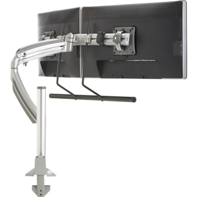Chief KONTOUR K1C22HS Desk Mount for Flat Panel Display - Silver - Height Adjustable - 10" to 24" Screen Support - 18 lb (8164.66 g) Load Capacity - 75 x 75, 100 x 100 - VESA Mount Compatible - Aluminum mic Column Mount  Dual Monitor  Array. Typical Scre