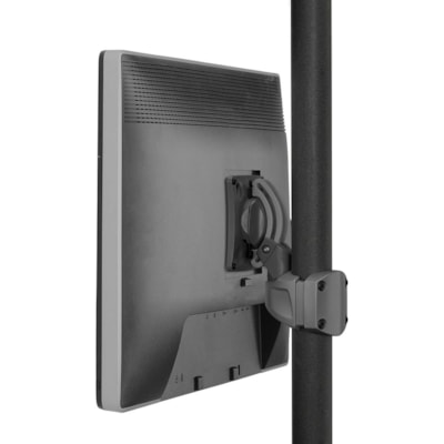 Chief Kontour Pole Tilt TV Wall Mount - For Flat Panel Displays - Black - 10" to 30" Screen Support - 40 lb (18143.69 g) Load Capacity - 75 x 75, 100 x 100 - VESA Mount Compatible ole Mnt Single Disp  Black 