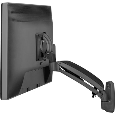 Chief Kontour Dynamic Single Height-Adjustable Single Arm Wall Mount - For Displays 10-30" - Black - Height Adjustable - 10" to 30" Screen Support - 25 lb (11339.81 g) Load Capacity - 75 x 75, 100 x 100 - VESA Mount Compatible - Aluminum - 1 LE DISPLAY 1L ARM  BLK 