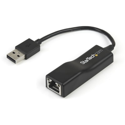StarTech.com USB 2.0 to 10/100 Mbps Ethernet Network Adapter Dongle - Add a 10/100Mbps Ethernet port to your laptop or desktop computer through USB - USB 2.0 to 10/100 Mbps Ethernet Network Adapter Dongle - USB Network Adapter - USB 2.0 Fast Ethernet Adapter - USB NIC  CTLR 