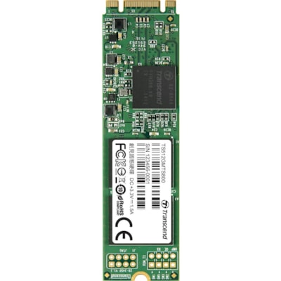 Transcend - Disque SSD MTS800 512 Go - M.2 Interne - SATA (SATA/600) - 560 Mo/s Taux de transfer maximale en lecture - 3 Année Garantie  512gb ) 