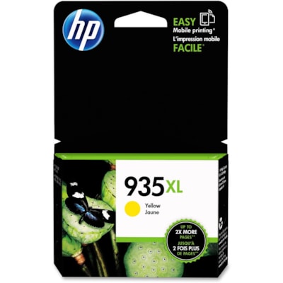 HP 935XL Original Ink Cartridge - Single Pack - Inkjet - High Yield - 825 Pages - Yellow - 1 Each OJ PRO 6230 6830 825 PAGES