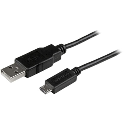 StarTech.com 3 ft Mobile Charge Sync USB to Slim Micro USB Cable for Smartphones and Tablets - A to Micro B M/M - Charge and Sync your Micro USB-equipped Smartphone or Tablet - Android Charging Cable - Thin Charge Cable for Smartphone - Micro USB Slim Connector - 3 ft Mobile Charge Sync USB to Slim   