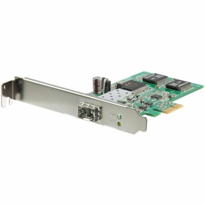 StarTech.com PCI Express Gigabit Ethernet Fiber Network Card w/ Open SFP - PCIe SFP Network Card Adapter NIC - Connect a PCI Express-based desktop or rackmount PC directly to a fiber optic network using the Gigabit SFP of your choice - PCI Express Gigabit Ethernet Fiber Network Card w/ Open SFP - PC  CTLR 