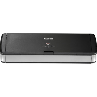 Canon - Numériseur à défilement imageFORMULA P-215II - 600 dpi Optique - 24 bits Couleur - 8 bit Echelle de gris - 15 ppm (Mono) - 10 Page(s) Par Minute (mode Couleur) - Numérisation recto-verso - Portable - USB  PERP 