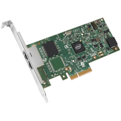 Intel Ethernet Server Adapter I350-T2 - PCI Express 2.1 x4 - Intel I350 - 2 Port(s) - 2 x Network (RJ-45) - Twisted Pair - Full Height Bracket Height - Low-profile, Full-height - Bulk - 10/100/1000Base-T - Plug-in Card  Adapter  2x RJ45 Ports  PCIe v2.1 x4 Interface  I