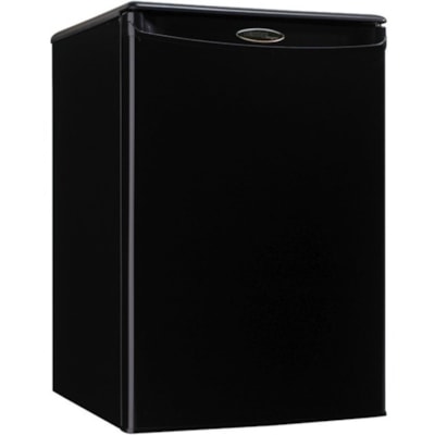 Danby Designer - 2,6 cu. Réfrigérateur compact de 3,5 pi3 en noir - 73,62 L - Décongélation automatique - Sous le comptoir - Décongélation automatique - Réversible - 73,62 L Capacité nette totale - 120 V CA - 253 kWh par An - Noir - Lisse - Int 73 L COMPACT ALL FRIDGE HOMOLOGUé ENERGY STAR