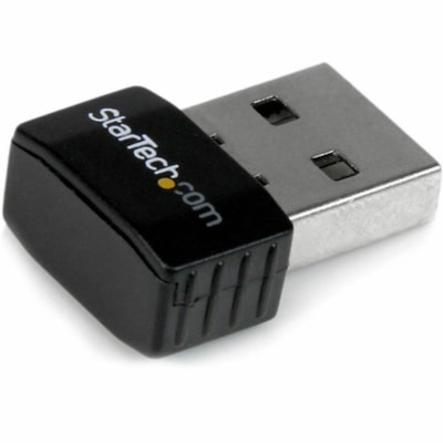 StarTech.com USB 2.0 300 Mbps Mini Wireless-N Network Adapter - 802.11n 2T2R WiFi Adapter - Add high-speed Wireless-N connectivity to a desktop or laptop system through USB 2.0 - USB 2.0 300 Mbps Mini Wireless-N Network Adapter - 802.11n 2T2R WiFi Adapter - USB Wireless Adapter - N300 Wireless NIC -  