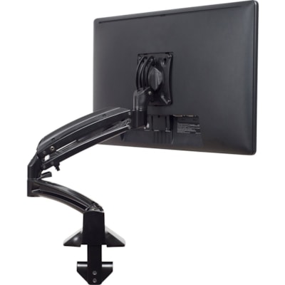 Chief KONTOUR K1D120BXRH Clamp Mount for Flat Panel Display - Black - Height Adjustable - 10" to 32" Screen Support - 24.91 lb (11300 g) Load Capacity - 75 x 75, 100 x 100 - VESA Mount Compatible - Aluminum mic Desk Mount  Reduced Height . Typical Screen Siz