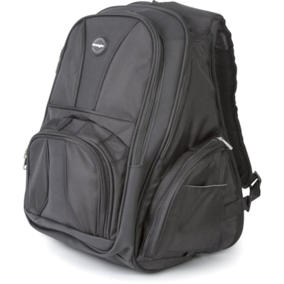 Kensington Contour K62238B Carrying Case (Backpack) for 16" Notebook - Black - Shock Absorbing Shoulder Strap, Puncture Resistant, Abrasion Resistant, Tear Resistant - 1680D Ballistic Nylon Body - Shoulder Strap, Handle - 18.50" (469.90 mm) Height x 10" (254 mm) Width x 13.50" (342.90 mm) Depth - Re  16IN/43.2CM - BLACK 