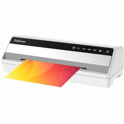 Fellowes Saturn3i 95 Laminator & Pouch Starter Kit - Pouch - 9.50" (241.30 mm) Lamination Width - 5 mil (0.13 mm) Lamination Thickness - 4.13" (104.90 mm) Height x 17.19" (436.63 mm) Width x 5.50" (139.70 mm) Depth 12"/MIN THRU SPED.60SEC WARMUP HOT & COLD. POUCH STARTER KIT