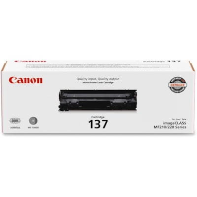 Canon 137 Original Toner Cartridge - Laser - 2400 Pages - Black 2400 PG YIELD  FITS D570 MF212 SERIES  MF232  MF249