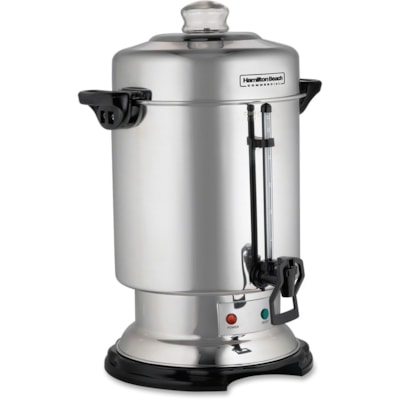 Hamilton Beach 60 Cup Stainless Steel Coffee Urn D50065C - 60 Cup(s) - Multi-serve - Stainless Steel - Stainless Steel Body 60 CUP CAPACITY 