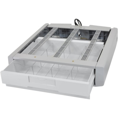 Ergotron SV43/44 Supplemental Single Drawer - Gray, White rey/White - Works in conjuncti on with auto-locking