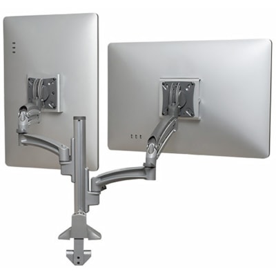 Chief Kontour K1C220SXRH Desk Mount for Flat Panel Display - Silver - Height Adjustable - 10" to 30" Screen Support - 22 lb (9979.03 g) Load Capacity - Aluminum - 1 Each  Monitor Dynamic Column Mount  Reduced Height. Typ
