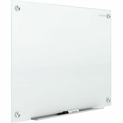 Quartet - Tableau effaçable à sec Infinity - largeur de 96 po (2438,40 mm) x hauteur de 48 po (1219,20 mm) - Surface Blanc En verre trempé - Horizontale/Verticale - Magnétique BLANC 