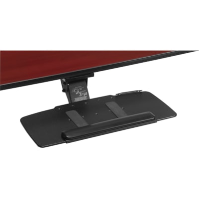 Offices To Go MVLKP01 Articulating Keyboard Package - 27" Width x 11" Depth - Black - High-density Polyethylene (HDPE)  