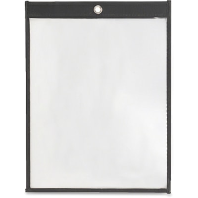 Filemode Hang-up Sheet Holders - 9" (228.60 mm) Width x 12" (304.80 mm) Height - 8.50" (215.90 mm) Holding Width x 11" (279.40 mm) Holding Height - Rectangular Shape - Translucent, PVC-free, Recyclable - Leatherette, Polypropylene - Clear - 1 Each TRANSPARENT POLYPROPYLENE LEATHERETE EDGE PVC FREE