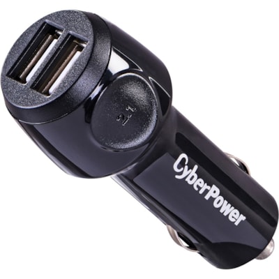 CyberPower CPTDC2U Travel Charger (2) 2.1A USB Port - DC Auto Power Plug - 12 V DC Input - 5 V DC Output - 2.10 A YR WARR 