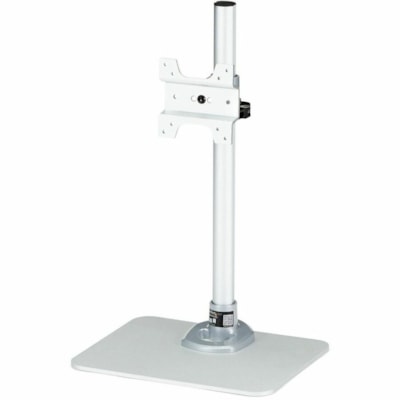StarTech.com Single Monitor Stand, For up to 34" (30.9lb/14kg) VESA Mount Monitors, Works with iMac / Apple Cinema Displays, Steel, Silver - Mount your monitor on a desk stand, with tilt, pivot and height adjustments - Works with VESA 75x75/100x100 mount displays up to 34" including flat screen, cur  STND 