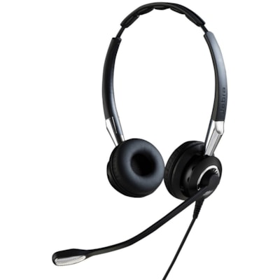 Jabra BIZ 2400 II QD Headset - Stereo - Quick Disconnect - Wired - Over-the-head - Binaural - Supra-aural - Noise Canceling - Black Wired - Headband - Over-Ear - Speaker 150Hz - 6800