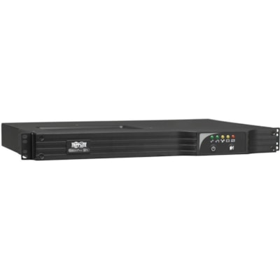 Tripp Lite series SmartPro SMART750RM1UN 750VA Rack-mountable - 1U Rack-mountable - 13.20 Minute Recharge - 4.90 Minute Stand-by - 120 V AC Input - 120 V AC Output - 6 x NEMA 5-15R Receptacle(s)  