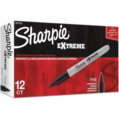 Sharpie Extreme Permanent Markers - 1.1 mm (0.04") Fine Marker Point - Black Ink - 1 Each  