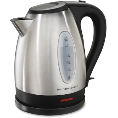 Hamilton Beach - KETTLE CORDLS 1.7L STN/STL - 1500 W - 1,70 L - Argenté EN INOX 